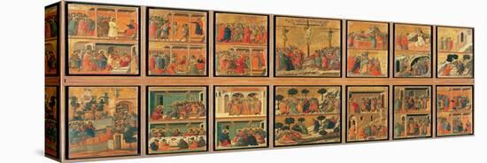 Maesta, Scenes from the Life of Christ-Duccio Di buoninsegna-Stretched Canvas