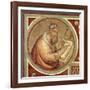 Maesta: St. Mark with the Lion, Detail from the Frame, 1315 (Detail)-Simone Martini-Framed Giclee Print