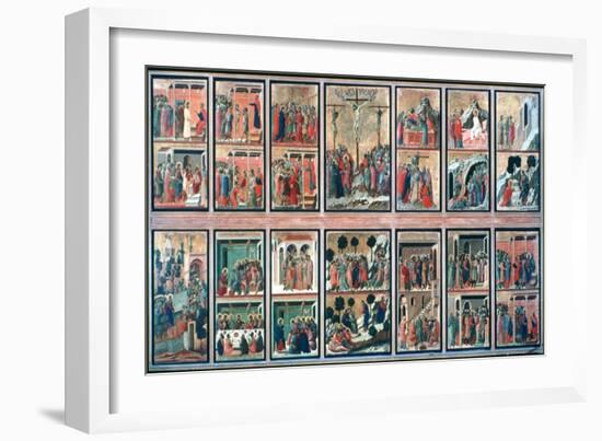 'Maesta', (Stories of the Passion), 1308-1311. Artist: Duccio di Buoninsegna-Duccio Di buoninsegna-Framed Giclee Print