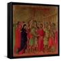 Maesta: the Road to Calvary, 1308-11-Duccio di Buoninsegna-Framed Stretched Canvas