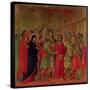 Maesta: the Road to Calvary, 1308-11-Duccio di Buoninsegna-Stretched Canvas