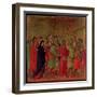 Maesta: the Road to Calvary, 1308-11-Duccio di Buoninsegna-Framed Premium Giclee Print