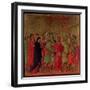 Maesta: the Road to Calvary, 1308-11-Duccio di Buoninsegna-Framed Premium Giclee Print