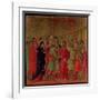 Maesta: the Road to Calvary, 1308-11-Duccio di Buoninsegna-Framed Giclee Print