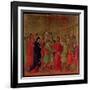 Maesta: the Road to Calvary, 1308-11-Duccio di Buoninsegna-Framed Giclee Print