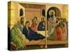 Maesta: The Virgin Taking Leave of the Disciples, 1308-11-Duccio di Buoninsegna-Stretched Canvas