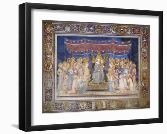 Maestà-Simone Martini-Framed Giclee Print