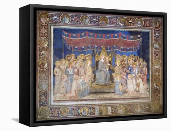 Maestà-Simone Martini-Framed Stretched Canvas