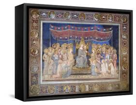 Maestà-Simone Martini-Framed Stretched Canvas