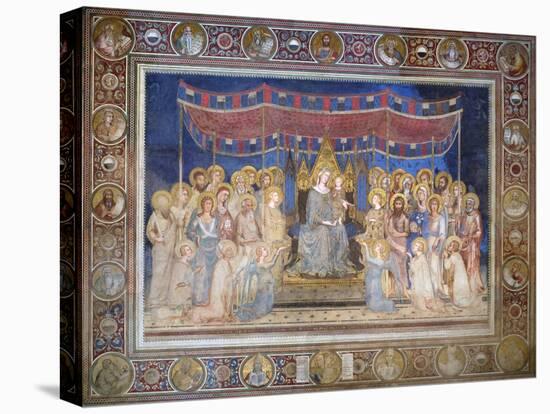 Maestà-Simone Martini-Stretched Canvas