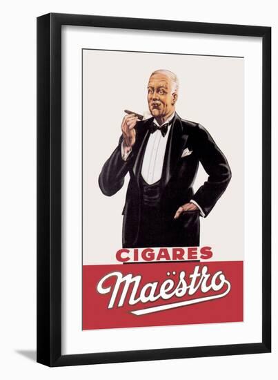 Maestro Cigares-null-Framed Art Print