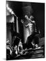 Maestro Leonard Bernstein Conducting NY Philharmonic During Rehearsal for Concert in Carnegie Hall-Alfred Eisenstaedt-Mounted Premium Photographic Print