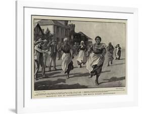 Mafeking Day at Matjesfontein, the Heavy Weight Championship-Alexander Stuart Boyd-Framed Giclee Print