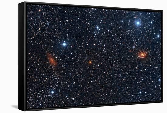 Maffei I And II Galaxies-Davide De Martin-Framed Stretched Canvas