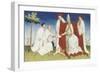 Maffeo and Nicolo' Polo Brothers Delivering a Message from the Great Khan to Pope Gregory X-null-Framed Giclee Print