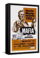 Mafia, from Left, Lee J. Cobb, Claudia Cardinale, 1968-null-Framed Stretched Canvas