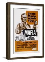 Mafia, from Left, Lee J. Cobb, Claudia Cardinale, 1968-null-Framed Art Print