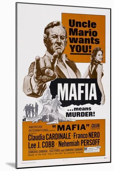 Mafia, from Left, Lee J. Cobb, Claudia Cardinale, 1968-null-Mounted Art Print