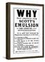 Magazine Advertisement for Scott's Emulsion of Cod Liver Oil, 1890-null-Framed Giclee Print