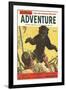 Magazine Cover, Adventure-null-Framed Art Print