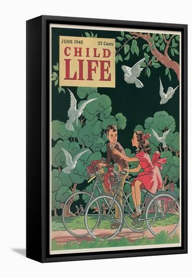 Magazine Cover, Child Life-null-Framed Stretched Canvas