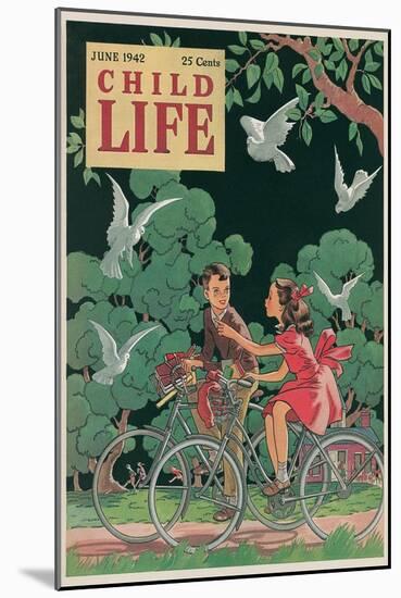 Magazine Cover, Child Life-null-Mounted Art Print