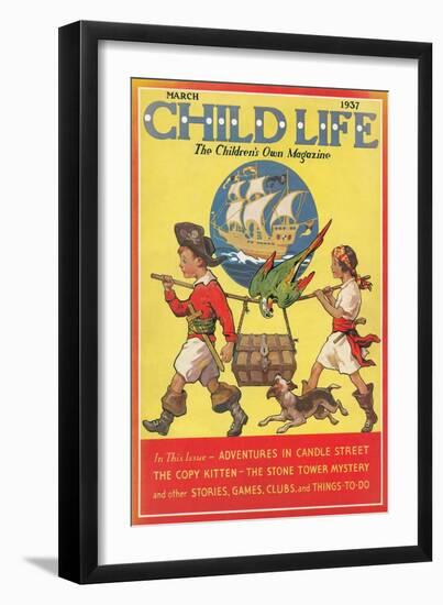 Magazine Cover, Child Life-null-Framed Art Print