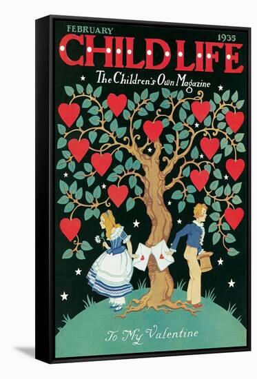 Magazine Cover, Child Life-null-Framed Stretched Canvas