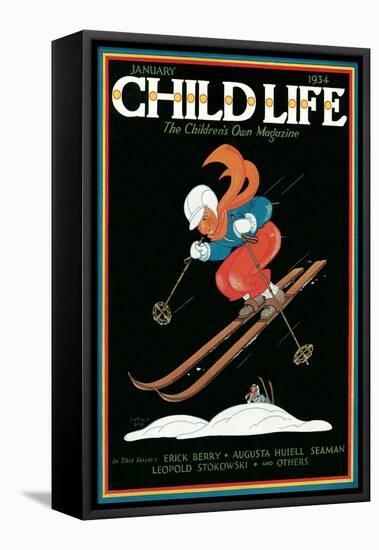 Magazine Cover, Child Life-null-Framed Stretched Canvas