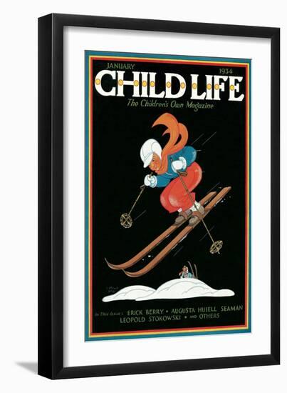 Magazine Cover, Child Life-null-Framed Giclee Print