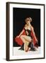 Magazine Cover; Little Red Cape-Peter Driben-Framed Art Print