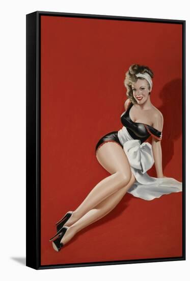 Magazine Cover; the Gift-Peter Driben-Framed Stretched Canvas