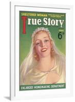 Magazine Cover, True Story-null-Framed Art Print