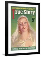 Magazine Cover, True Story-null-Framed Art Print