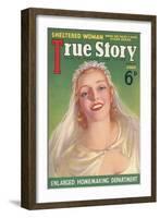 Magazine Cover, True Story-null-Framed Art Print