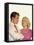 Magazine Illustration, 1950s-null-Framed Stretched Canvas