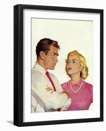 Magazine Illustration, 1950s-null-Framed Giclee Print