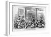 Magazine Illustration Depicting an English Kindergarten Class-null-Framed Giclee Print