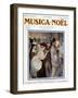 Magazine “” Musica Noel””, Number Special Song of December 1913. the Cover Consists of a Fragment O-Theophile Alexandre Steinlen-Framed Giclee Print