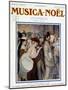 Magazine “” Musica Noel””, Number Special Song of December 1913. the Cover Consists of a Fragment O-Theophile Alexandre Steinlen-Mounted Giclee Print