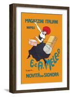 Magazzini Italiani-Leonetto Cappiello-Framed Art Print