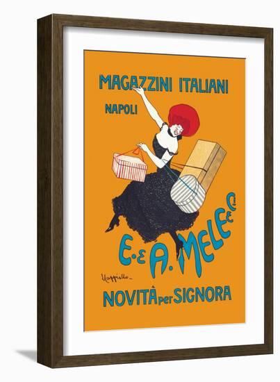 Magazzini Italiani-Leonetto Cappiello-Framed Art Print