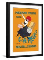 Magazzini Italiani-Leonetto Cappiello-Framed Art Print