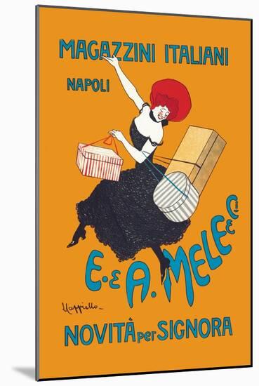 Magazzini Italiani-Leonetto Cappiello-Mounted Art Print