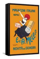Magazzini Italiani-Leonetto Cappiello-Framed Stretched Canvas