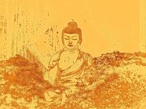 Warm Buddha-Magda van der Kleij-Stretched Canvas