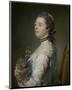 Magdaleine Pinceloup de la Grange, nee de Parseval-Jean-Baptiste Perronneau-Mounted Art Print