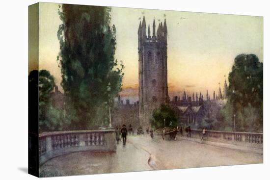 Magdalen Bell Tower, Oxford, Oxfordshire, 1924-1926-George F Nicholls-Stretched Canvas