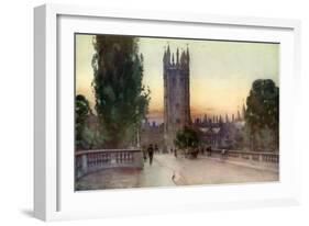 Magdalen Bell Tower, Oxford, Oxfordshire, 1924-1926-George F Nicholls-Framed Giclee Print