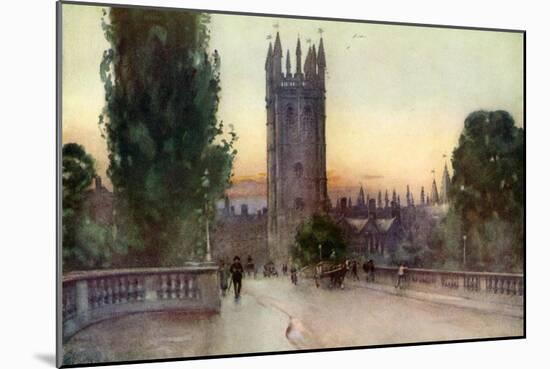 Magdalen Bell Tower, Oxford, Oxfordshire, 1924-1926-George F Nicholls-Mounted Giclee Print